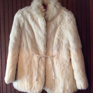 Fabulous white fox fur Jacket